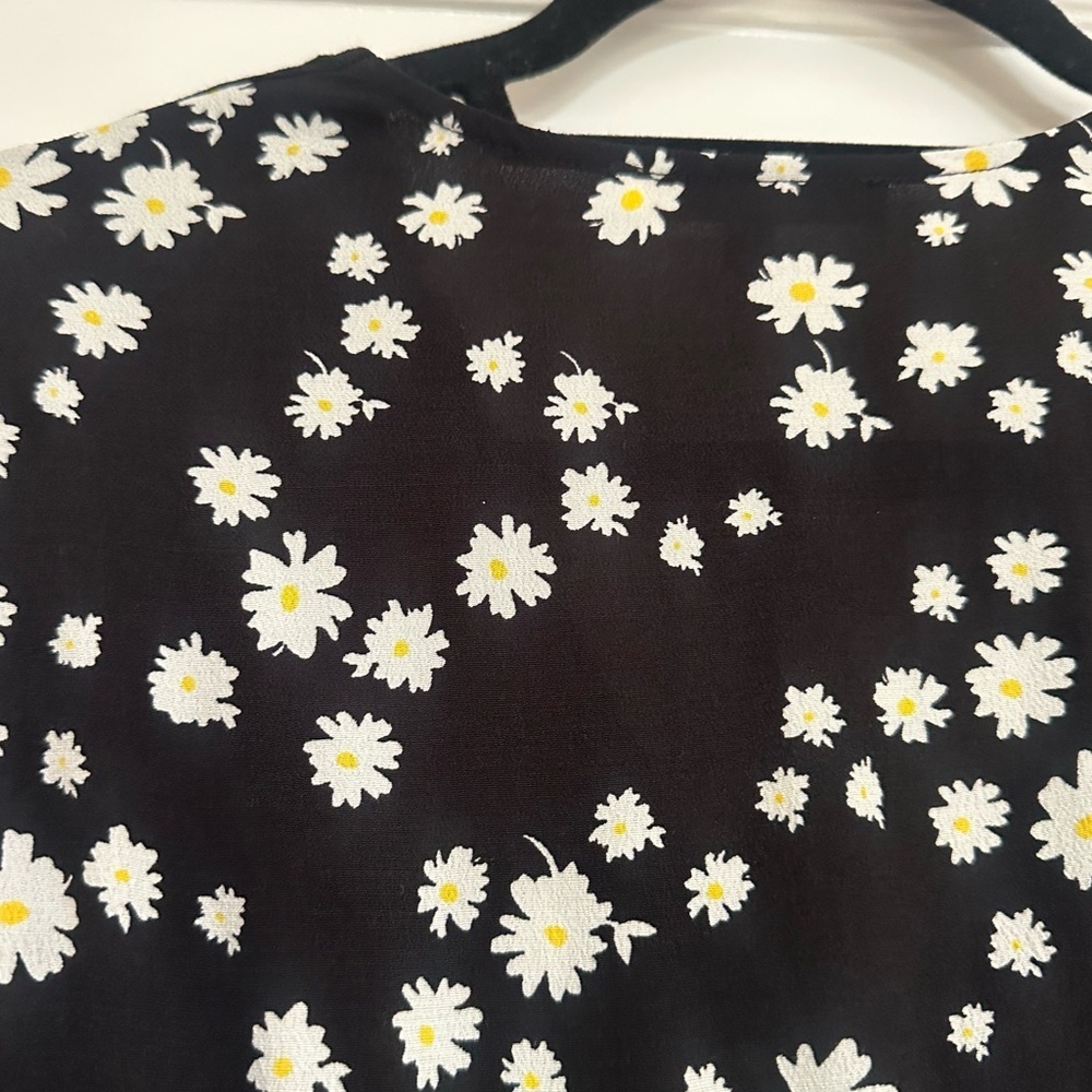 Maje Black and White Floral Maxi Dress - Picture 8 of 14